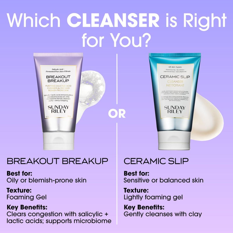 Sunday Riley Breakout Breakup Salicylic Acid Cleanser for Blemish-Prone Skin - Image 3